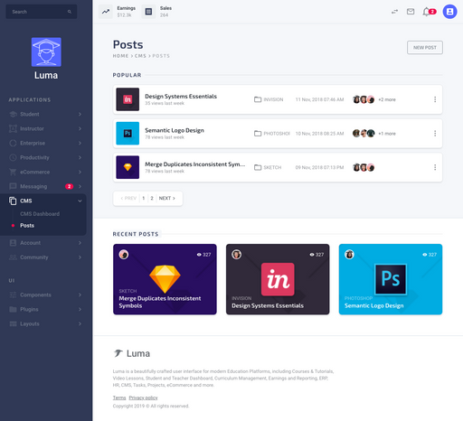 Posts - Luma Bootstrap