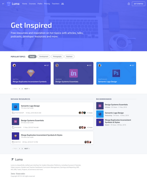 Blog - Luma Bootstrap