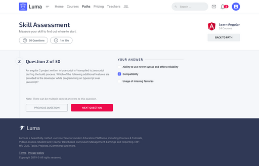Skill Assessment 2 - Luma Bootstrap